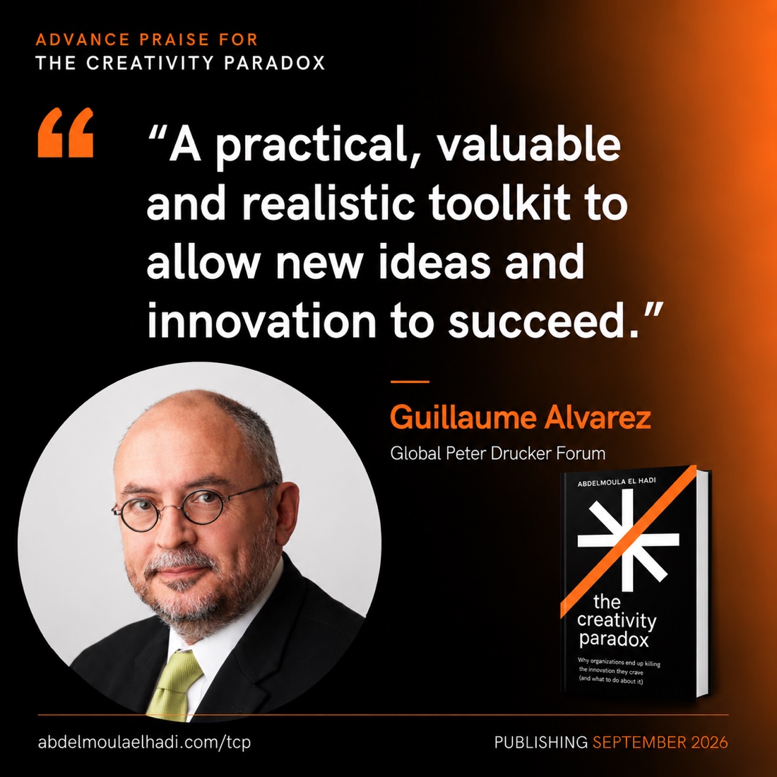 Advance praise for The Creativity Paradox from Guillaume Alvarez
