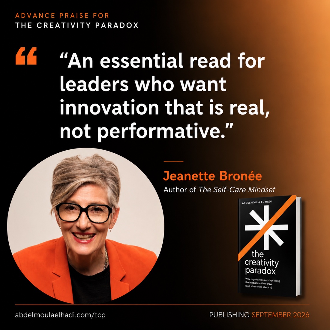 Advance praise for The Creativity Paradox from Jeanette Bronée